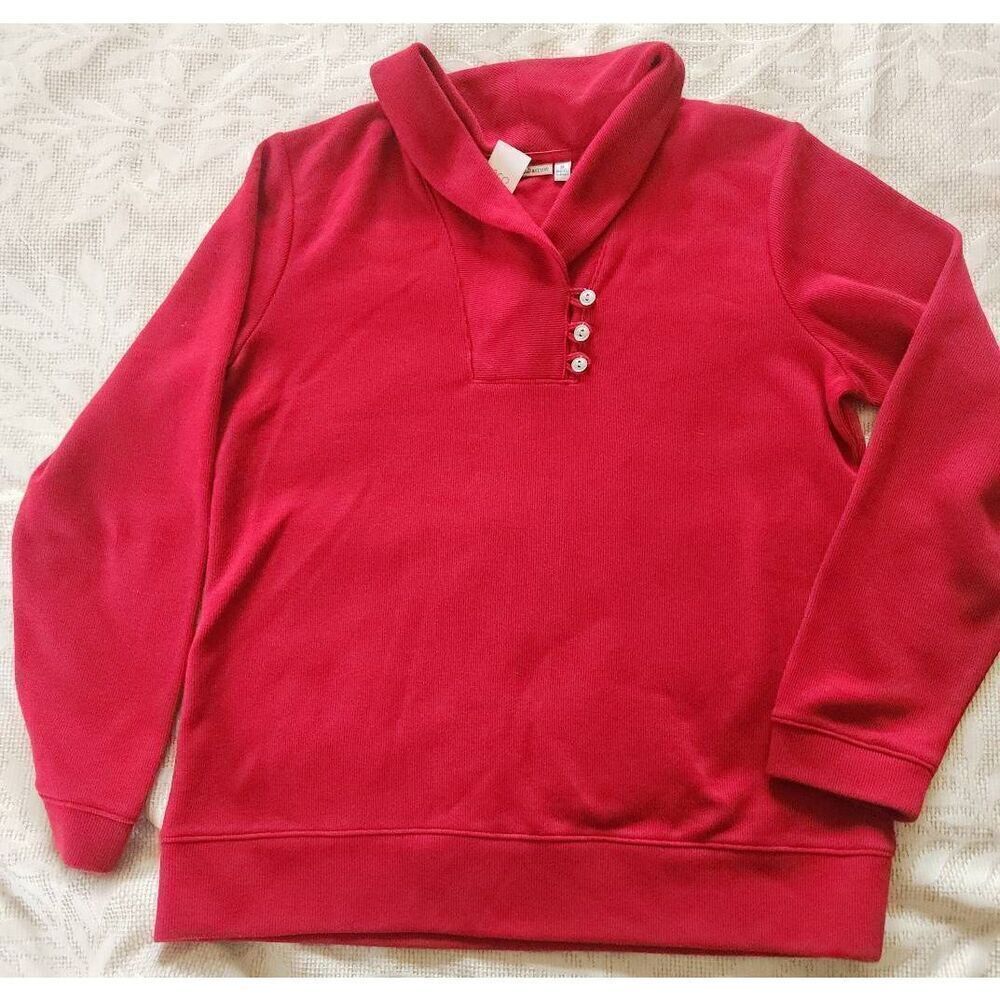 S50 Croft & Barrow red dressy sweater